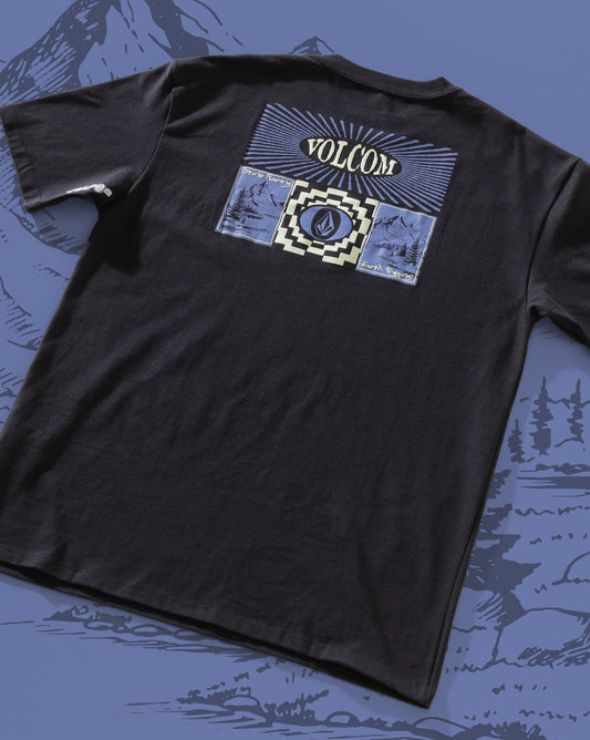 Camiseta Comfort Fit Volcom Humble Preta