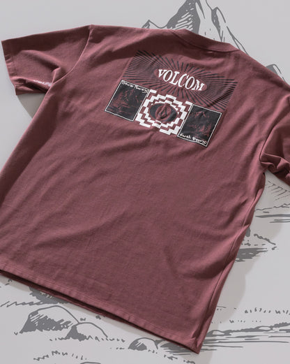 Camiseta Comfort Fit Volcom Humble Bordô