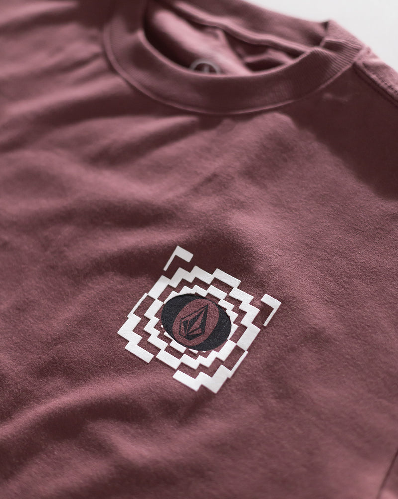 Camiseta Comfort Fit Volcom Humble Bordô