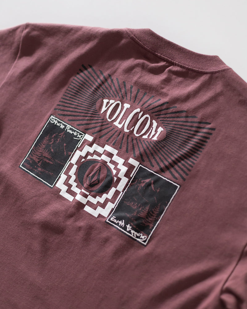 Camiseta Comfort Fit Volcom Humble Bordô