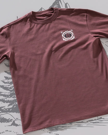 Camiseta Comfort Fit Volcom Humble Bordô