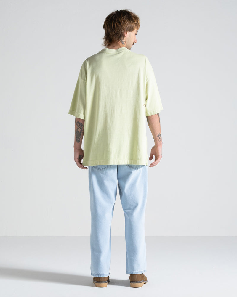 Camiseta Boxy Fit Volcom FA x Alucinandinho Cosmic Bixo Verde