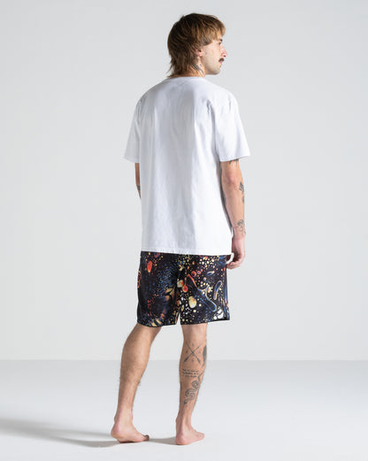 Camiseta Especial Volcom FA x Alucinandinho Mental Crowd Branca