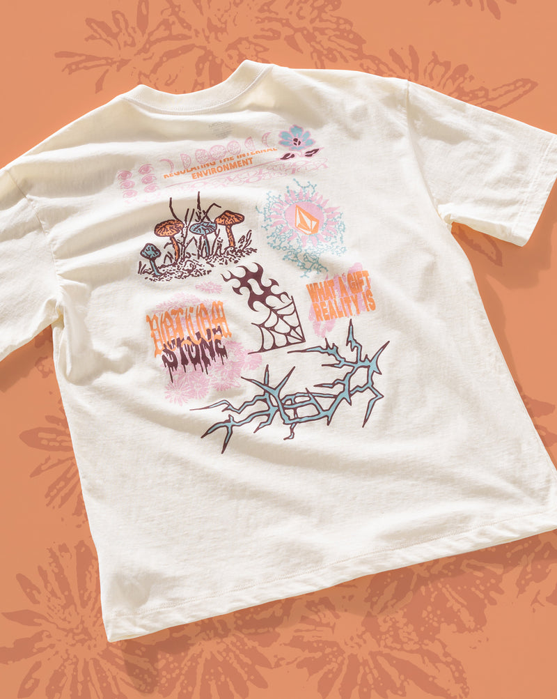 Camiseta Especial Stone Art Off White