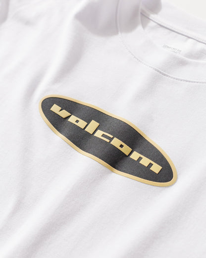 Camiseta Comfort Fit Volcom Quone Branca