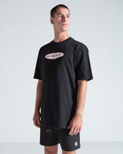 Camiseta Comfort Fit Volcom Quone Preta