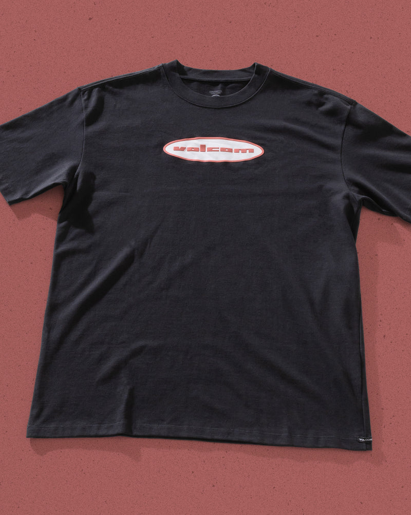 Camiseta Comfort Fit Volcom Quone Preta