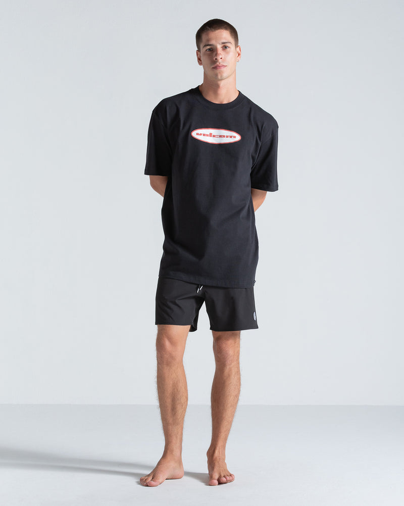 Camiseta Comfort Fit Volcom Quone Preta