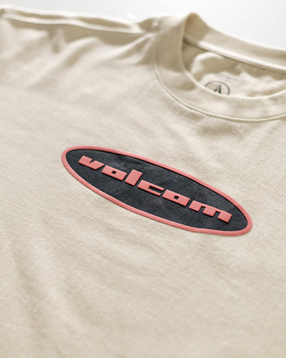 Camiseta Comfort Fit Volcom Quone Bege