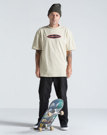 Camiseta Comfort Fit Volcom Quone Bege