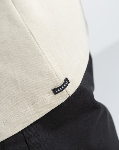 Camiseta Comfort Fit Volcom Quone Bege