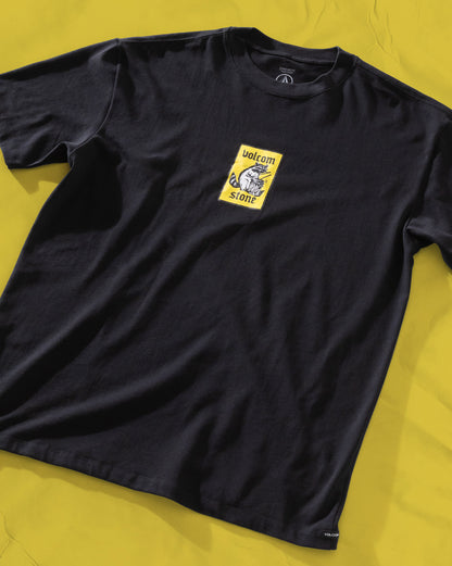Camiseta Volcom Comfort Fit Rockout Preta