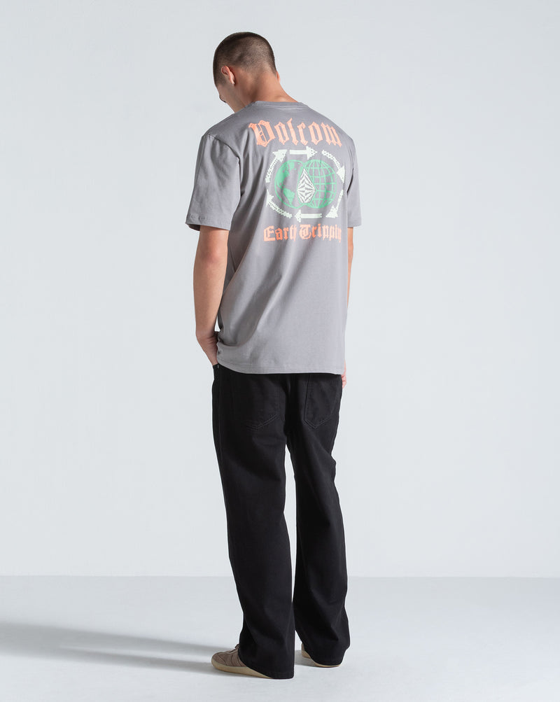 Camiseta Especial Volcom Tripcycle Cinza