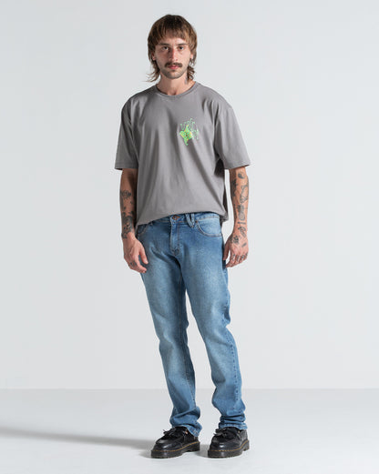 Camiseta Especial Volcom Fish Star Cinza