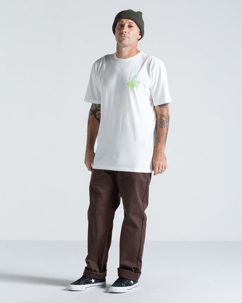Camiseta Especial Volcom Fish Star Off White