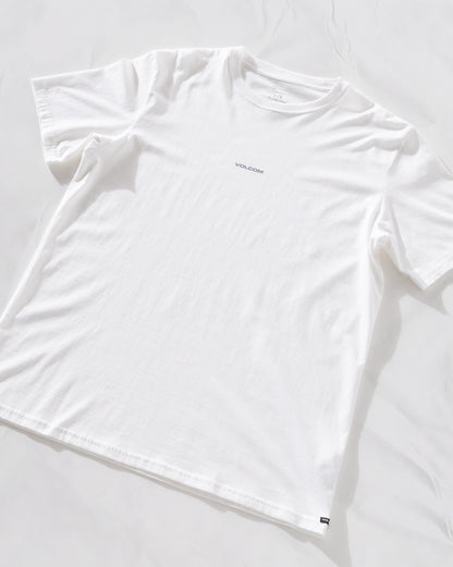 Camiseta Especial Volcom Sign Stone Branca