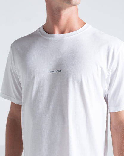 Camiseta Especial Volcom Sign Stone Branca