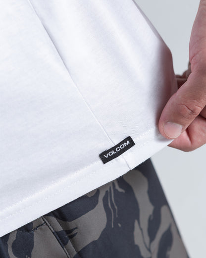 Camiseta Especial Volcom Sign Stone Branca