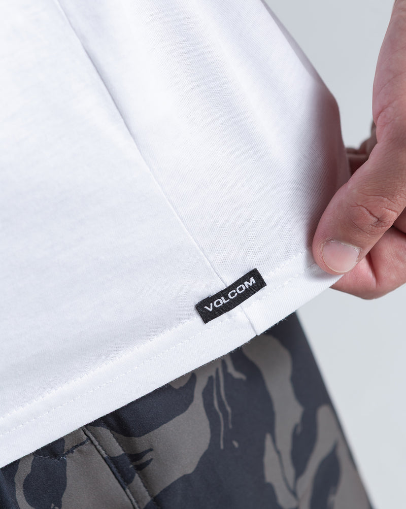 Camiseta Especial Volcom Sign Stone Branca