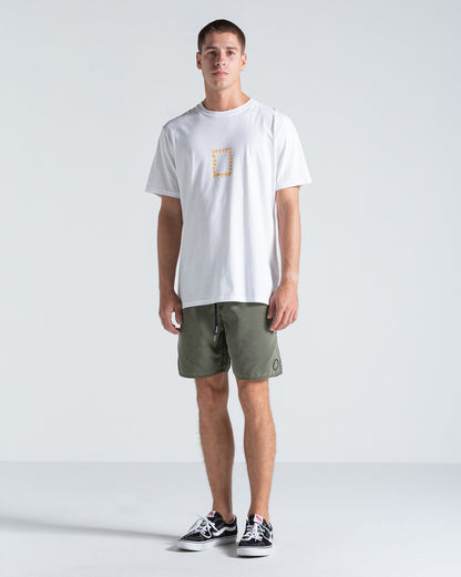 Camiseta Especial Volcom Corner Stone Branca