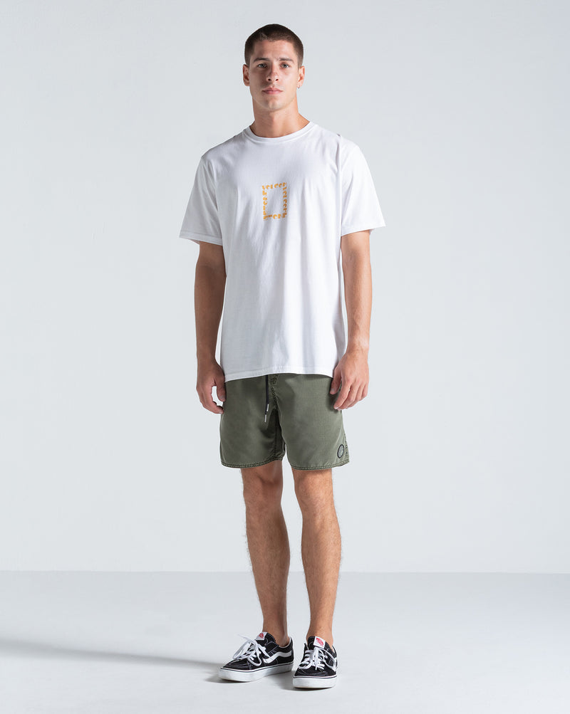 Camiseta Especial Volcom Corner Stone Branca