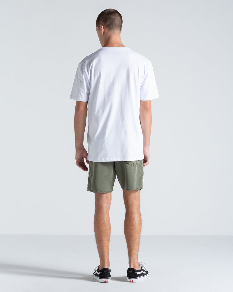 Camiseta Regular Volcom Ingrow Branca