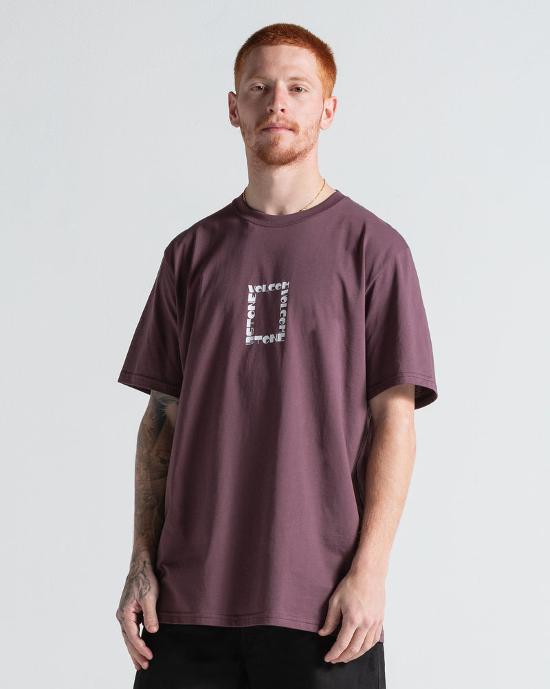 Camiseta Especial Volcom Corner Stone Bordô