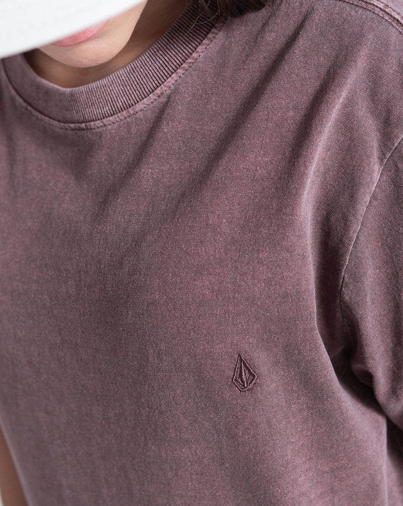 Camiseta Especial Volcom Single Stone Bordô