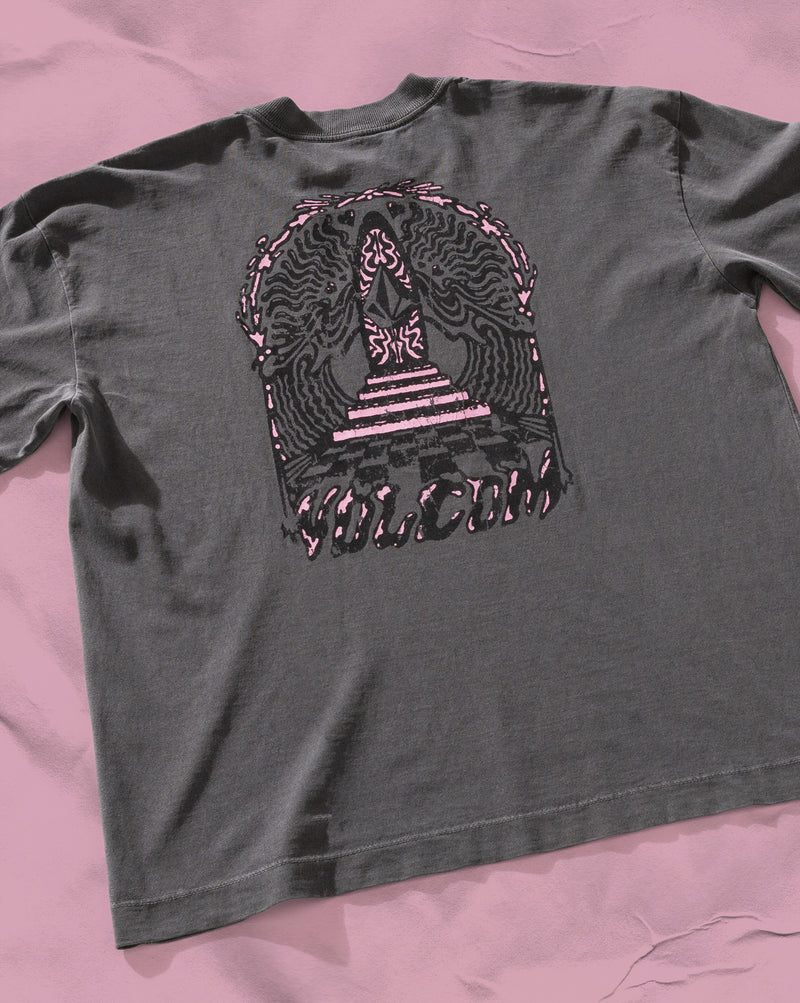 Camiseta Especial Volcom Throne Preta