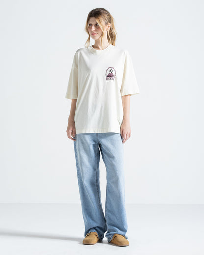 Camiseta Especial Volcom Throne Off White