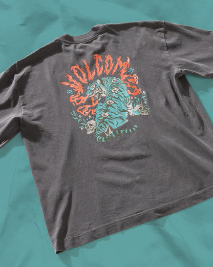 Camiseta Especial Volcom Tiger Preta