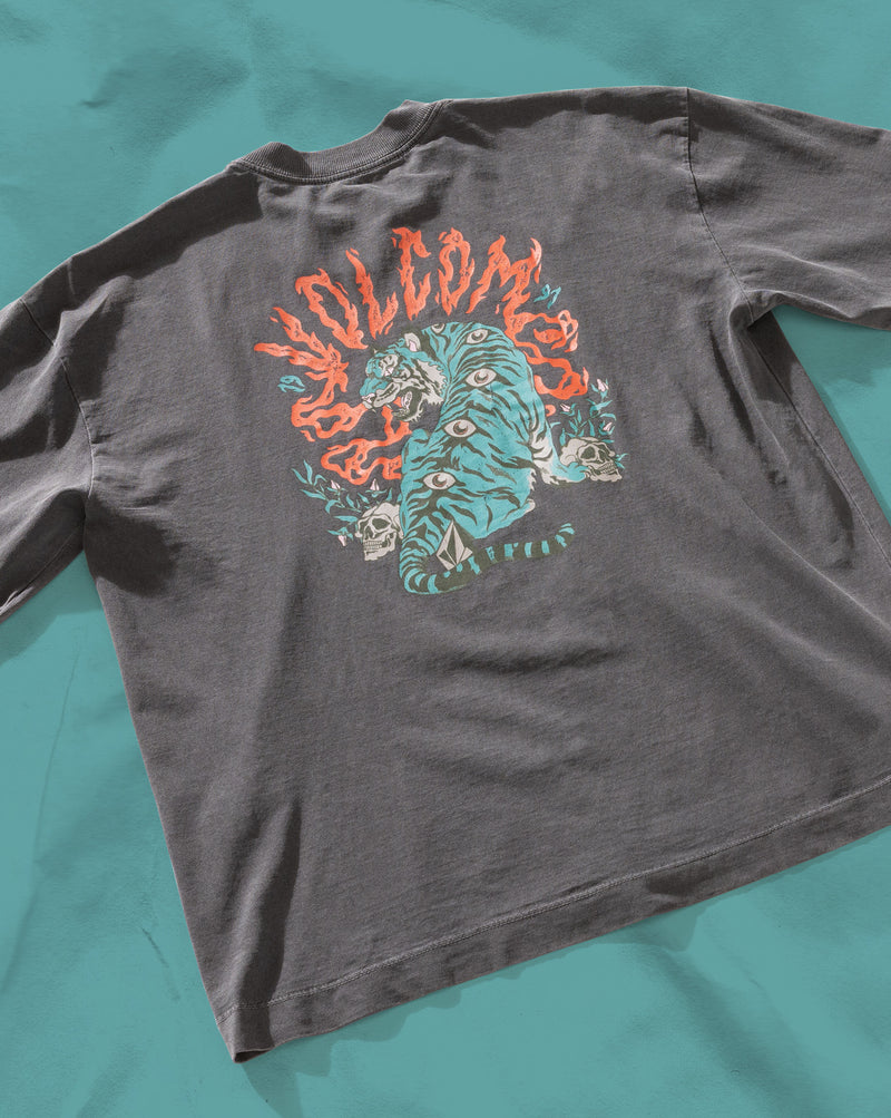 Camiseta Especial Volcom Tiger Preta