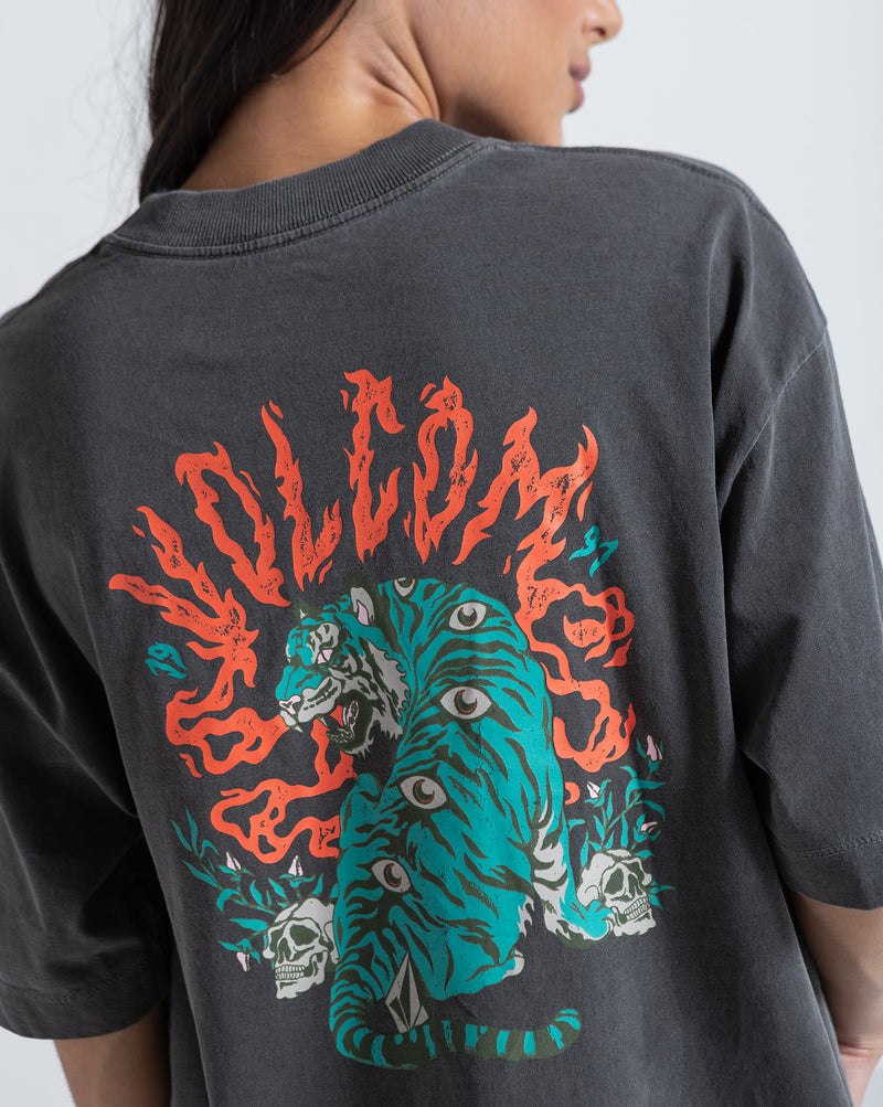 Camiseta Especial Volcom Tiger Preta