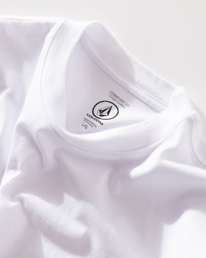 Camiseta Especial Volcom Manga Longa Workwear Branca
