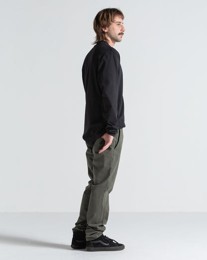 Camiseta Especial Volcom Manga Longa Workwear Preta