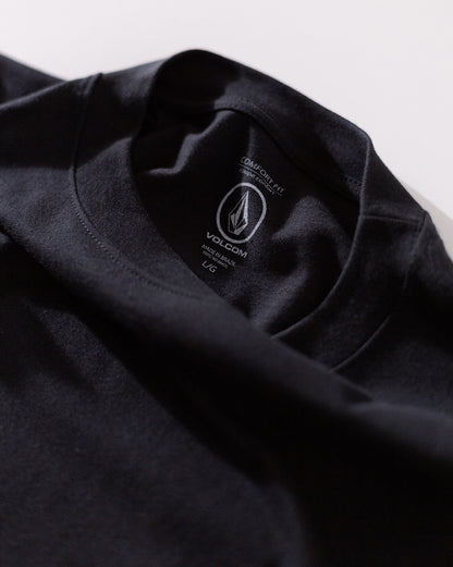 Camiseta Especial Volcom Manga Longa Workwear Preta