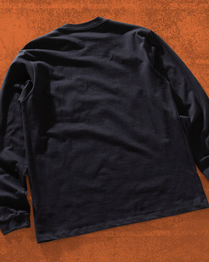 Camiseta Especial Volcom Manga Longa Workwear Preta