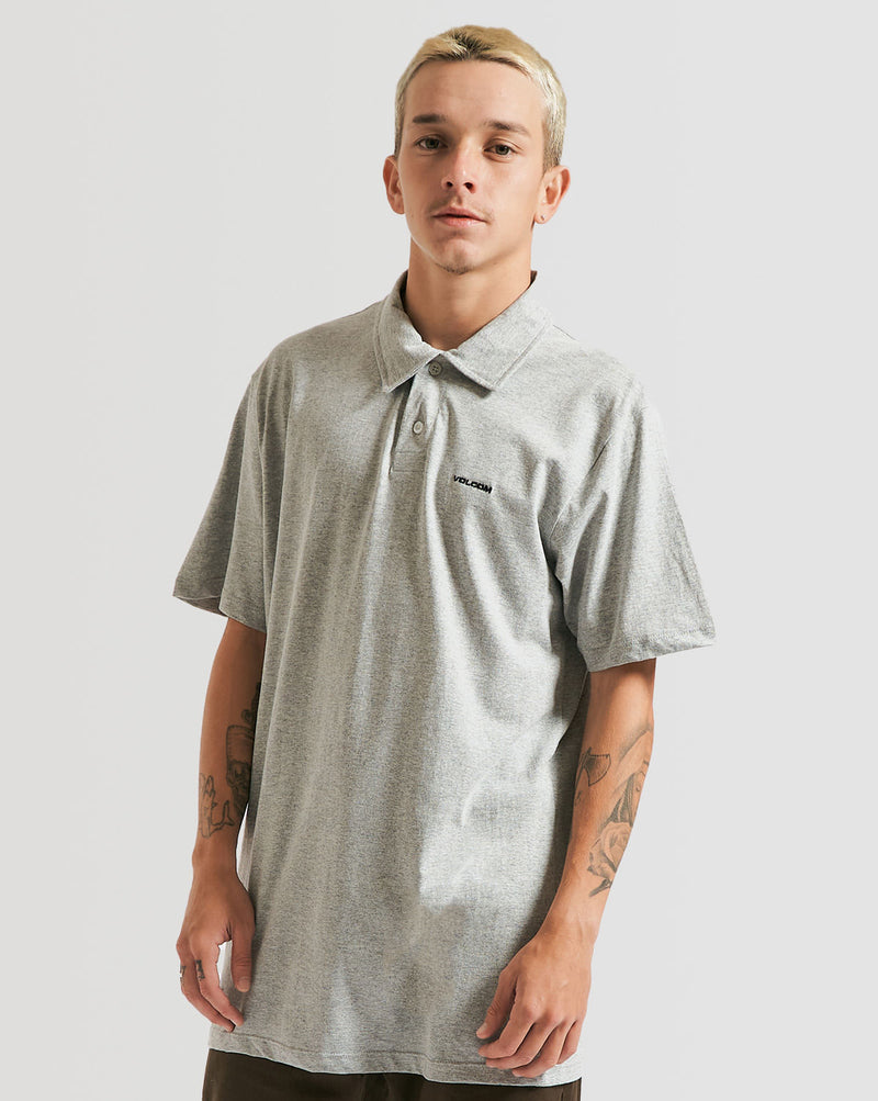 Polo Volcom Corporate Cinza