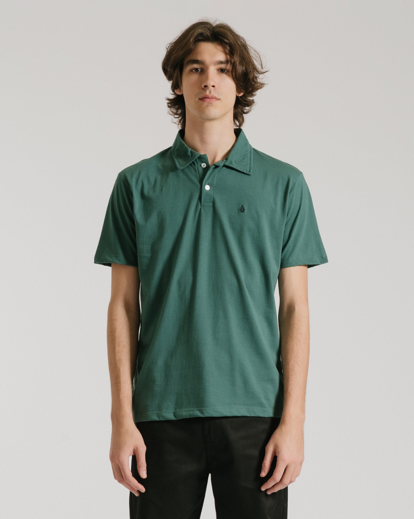 Polo Volcom Solid Stone Verde