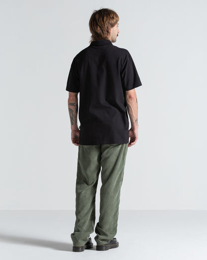 Camiseta Polo Volcom Classic Stone Preta