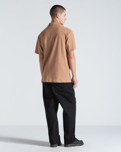Camiseta Polo Volcom Classic Stone Marrom