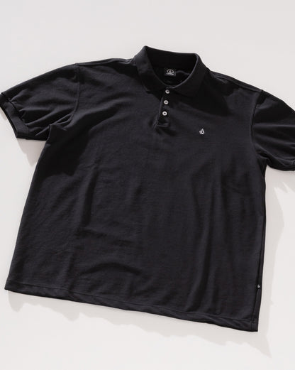 Camisa Polo Volcom Classic Stone Preta