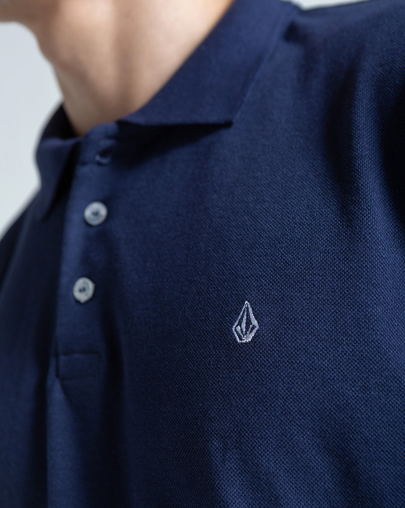 Camisa Polo Volcom Classic Stone Azul Marinho