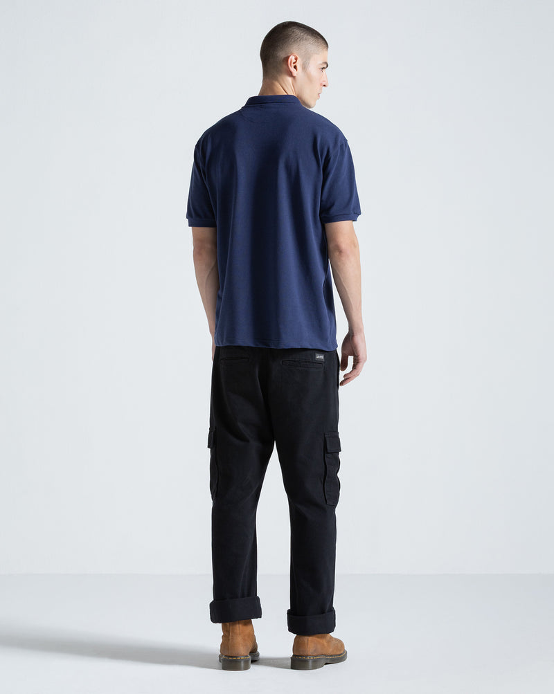 Camisa Polo Volcom Classic Stone Azul Marinho
