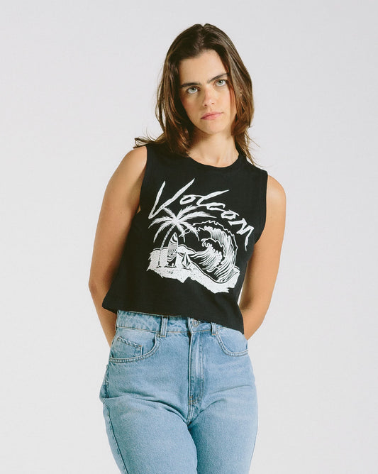 Regata Volcom Stone Beach Preta