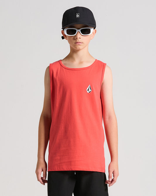 Regata Volcom Iconic Stone Juvenil Vermelha