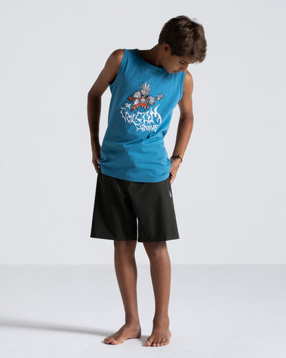 Regata Volcom Spikesnight Juvenil Azul