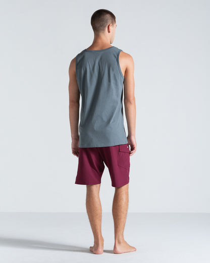 Regata Volcom Stone Blanks Cinza Chumbo