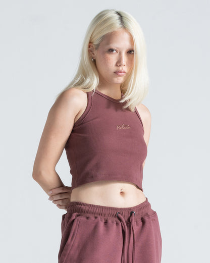 Regata Volcom Tight Tank Bordô