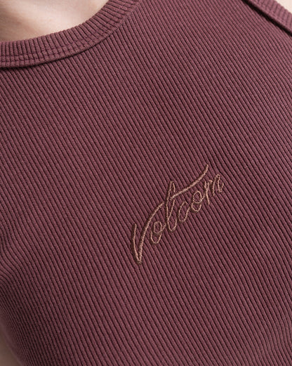 Regata Volcom Tight Tank Bordô